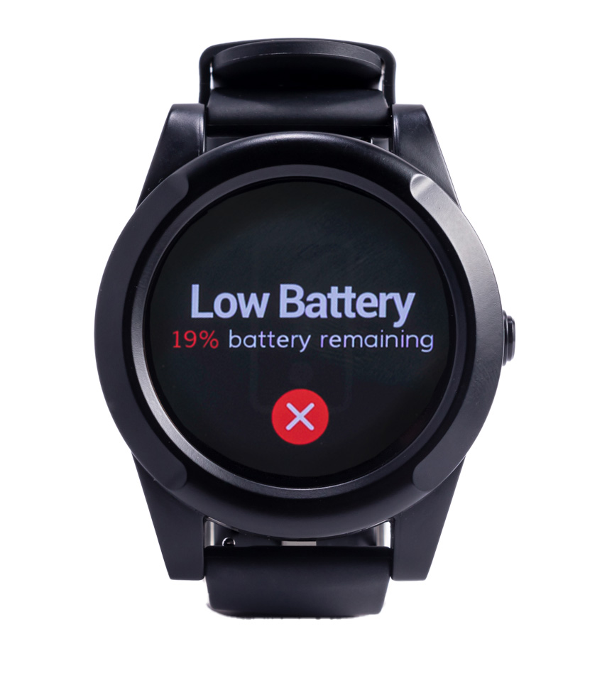smartwatch low battery