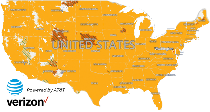 ATT & Verizon Map