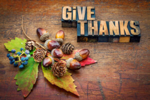 Giving Thanks On Thanksgiving!